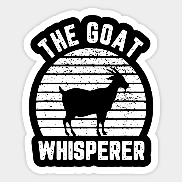 The Goat Whisperer Sticker by pa2rok